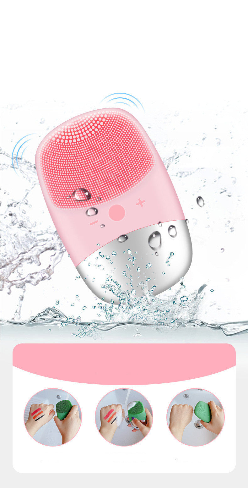 GlowBrush™ 2.0 — Escova Sónica de Limpeza Facial
