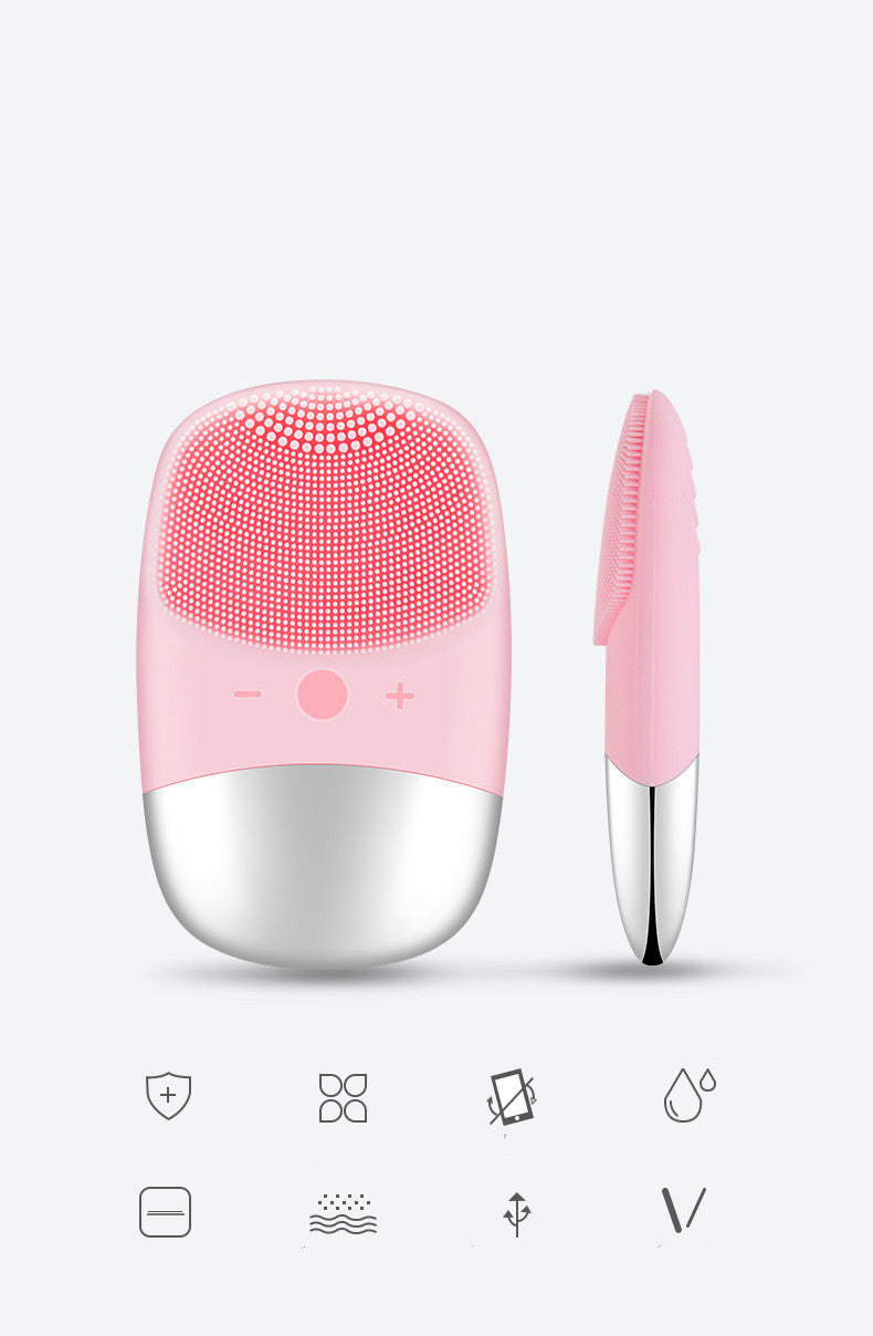GlowBrush™ 2.0 — Escova Sónica de Limpeza Facial